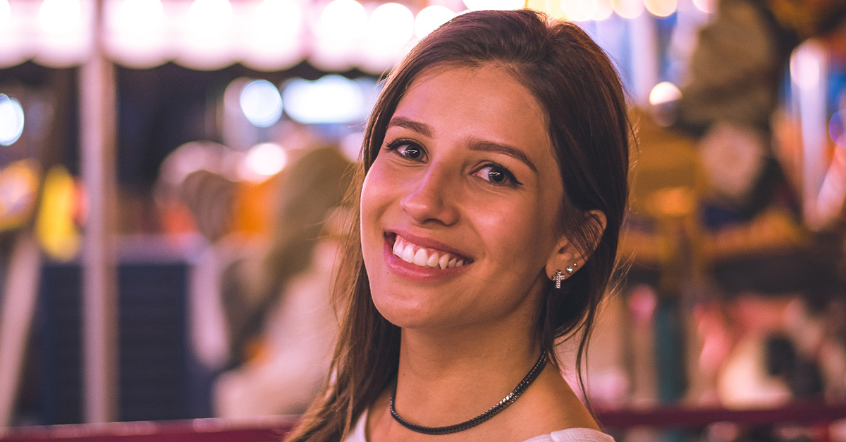 Smiling woman