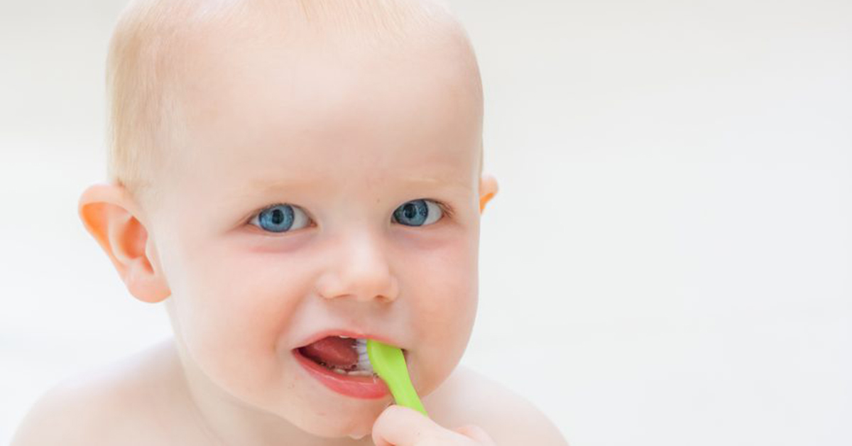 Baby Brushing Teeth