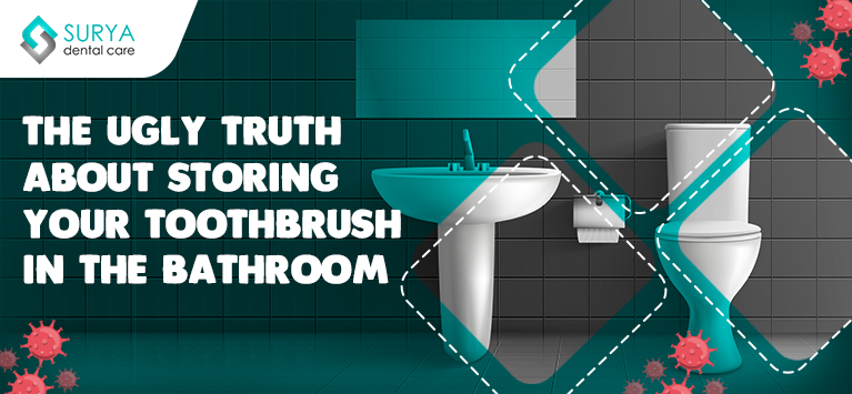 The ugly truth about storing your toothbrush in the bathroom